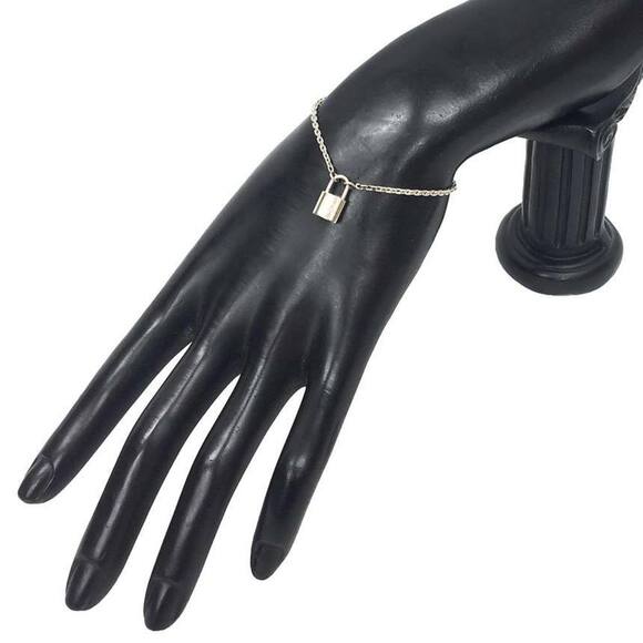 LOUIS VUITTON Silver Lockit Charm Bracelet - Picture 2 of 3